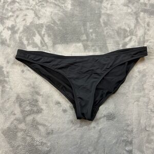 Eidon Bikini Bottom Womens XL Black‎ Swim Classic Mid Rise Bathing Suit Lined